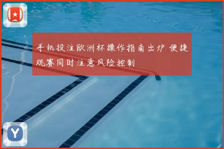 手机投注欧洲杯操作指南出炉 便捷观赛同时注意风险控制