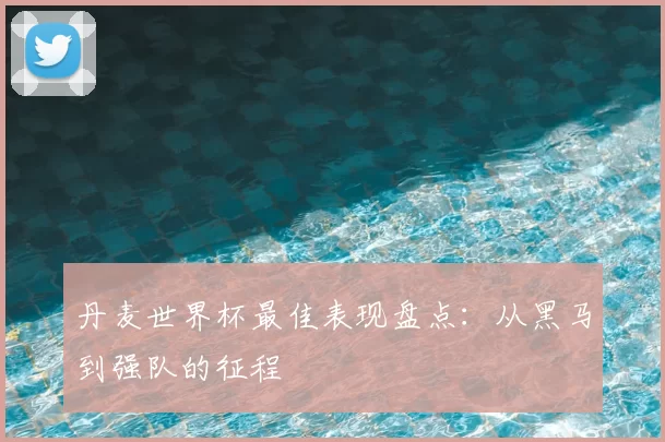 丹麦世界杯最佳表现盘点:从黑马到强队的征程